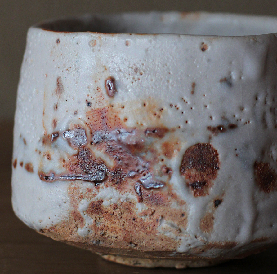 辻村史朗　志野茶盌｜Shiro Tsujimura, Tea bowl, Shino style