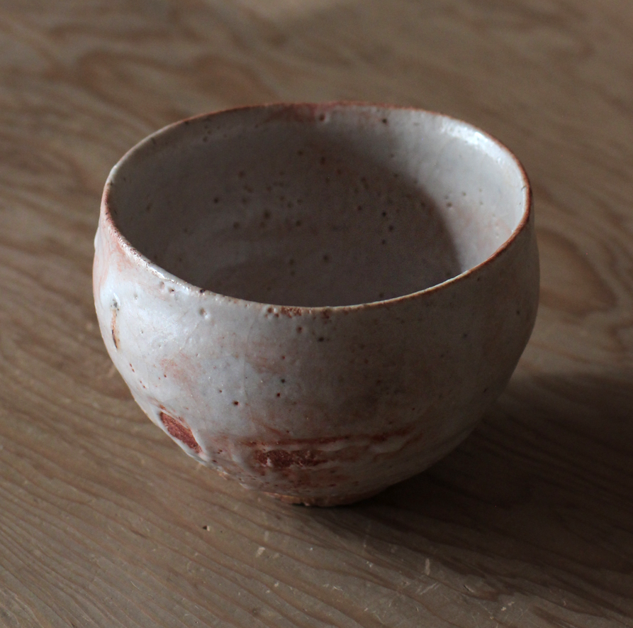 辻村史朗　志野茶盌｜Shiro Tsujimura, Tea bowl, Shino style
