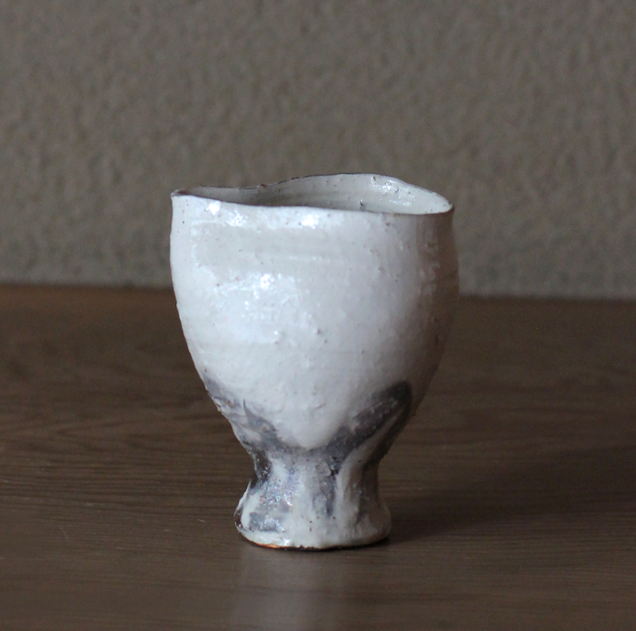 辻村史朗　粉吹片口｜Shiro Tsujimura, Lipped bowl, Kofuki style