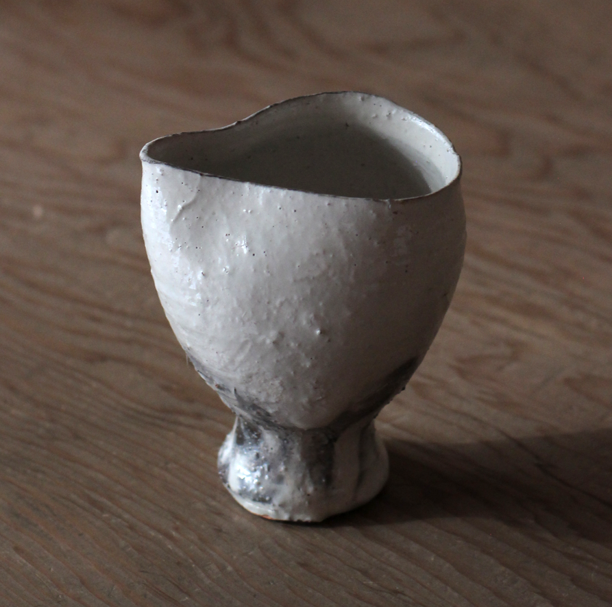 辻村史朗　粉吹片口｜Shiro Tsujimura, Lipped bowl, Kofuki style