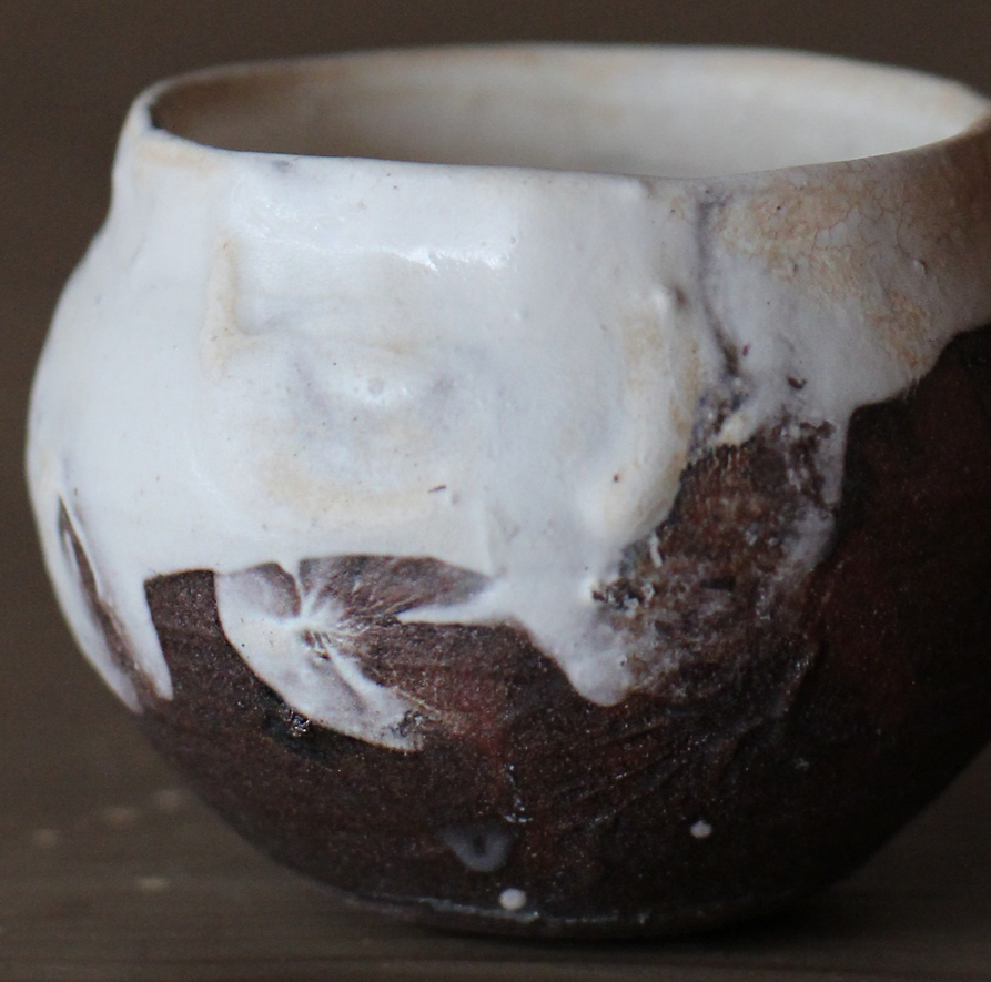 辻村史朗　粉吹ぐい呑｜Shiro Tsujimura, Sake cup, Kofuki style