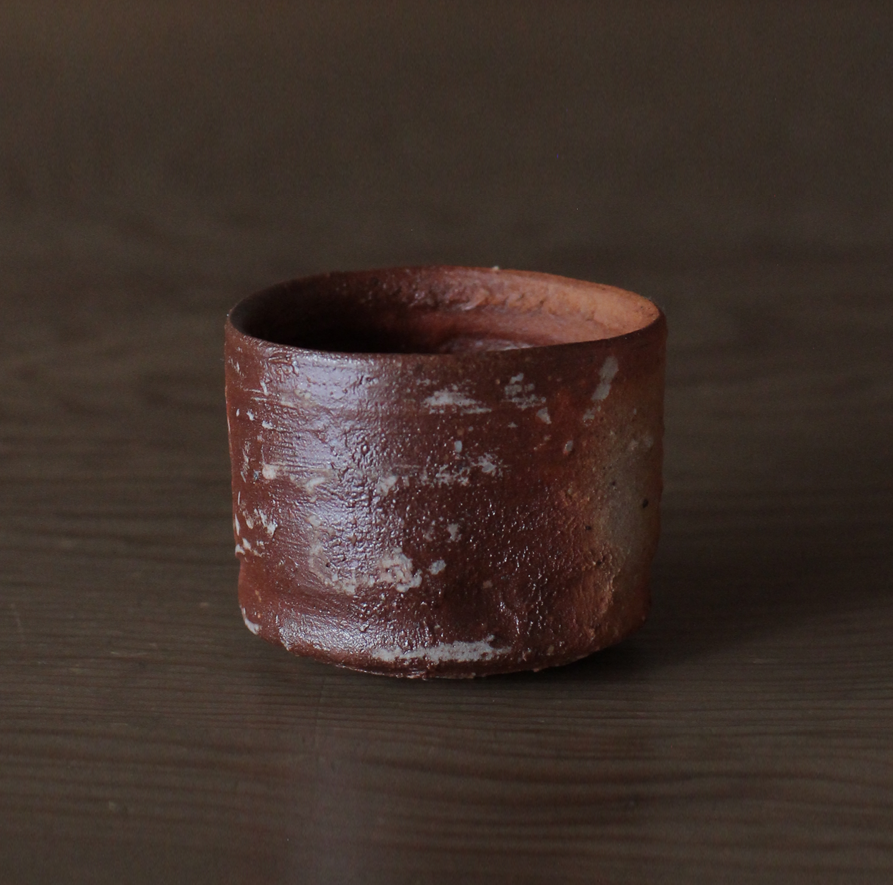 辻村史朗　信楽ぐい呑	｜Shiro Tsujimura, Sake cup, Shigaraki style