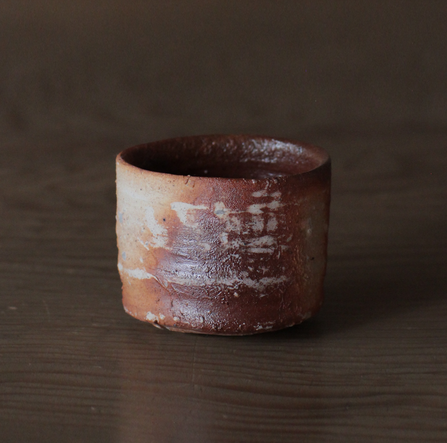 辻村史朗　信楽ぐい呑	｜Shiro Tsujimura, Sake cup, Shigaraki style