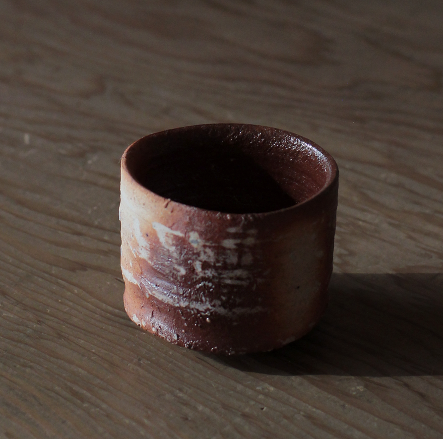 辻村史朗　信楽ぐい呑	｜Shiro Tsujimura, Sake cup, Shigaraki style