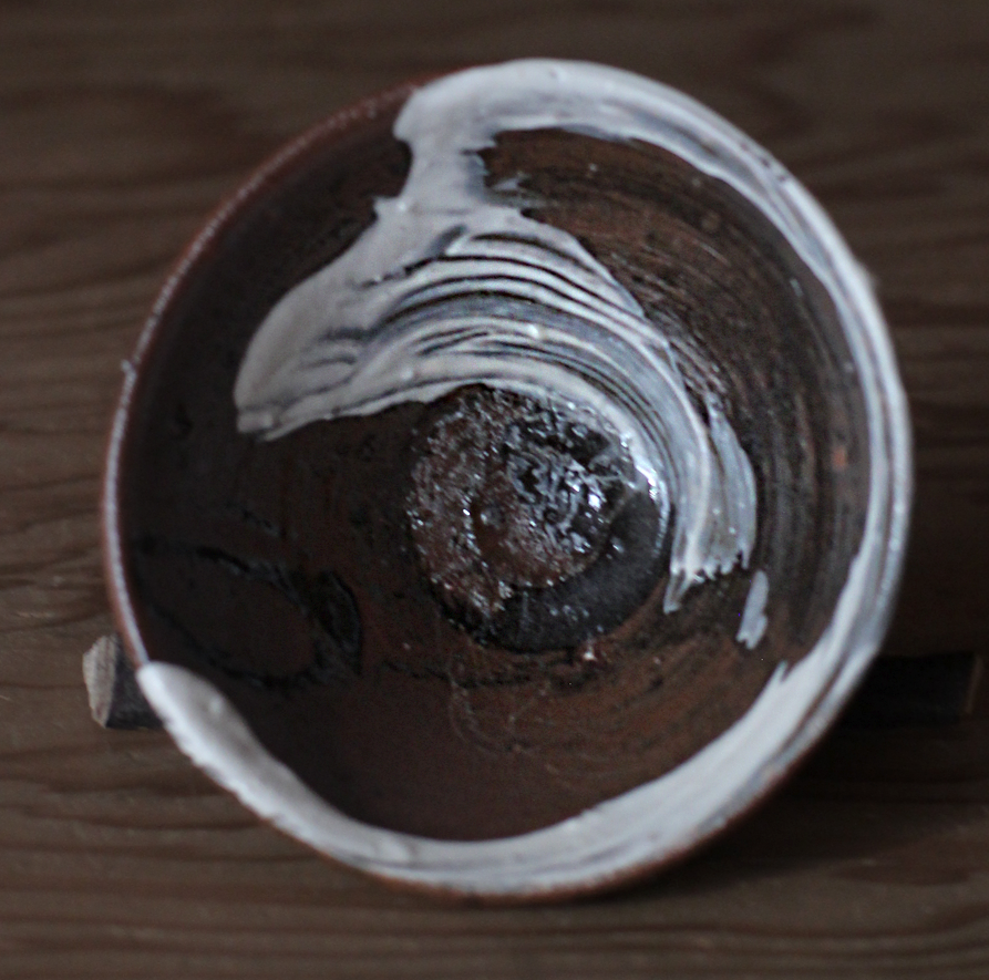 辻村史朗　刷毛目ぐい呑｜Shiro Tsujimura, Sake cup, Hakeme style