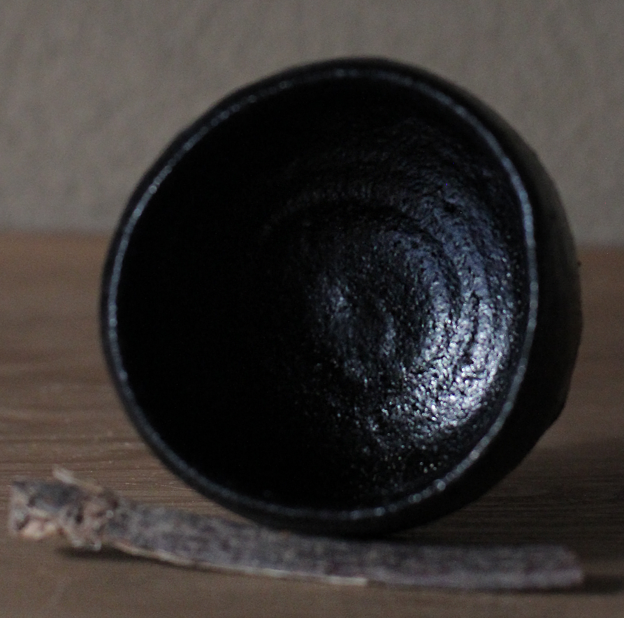 辻村史朗　黒茶盌｜Shiro Tsujimura, Black tea bowl, small