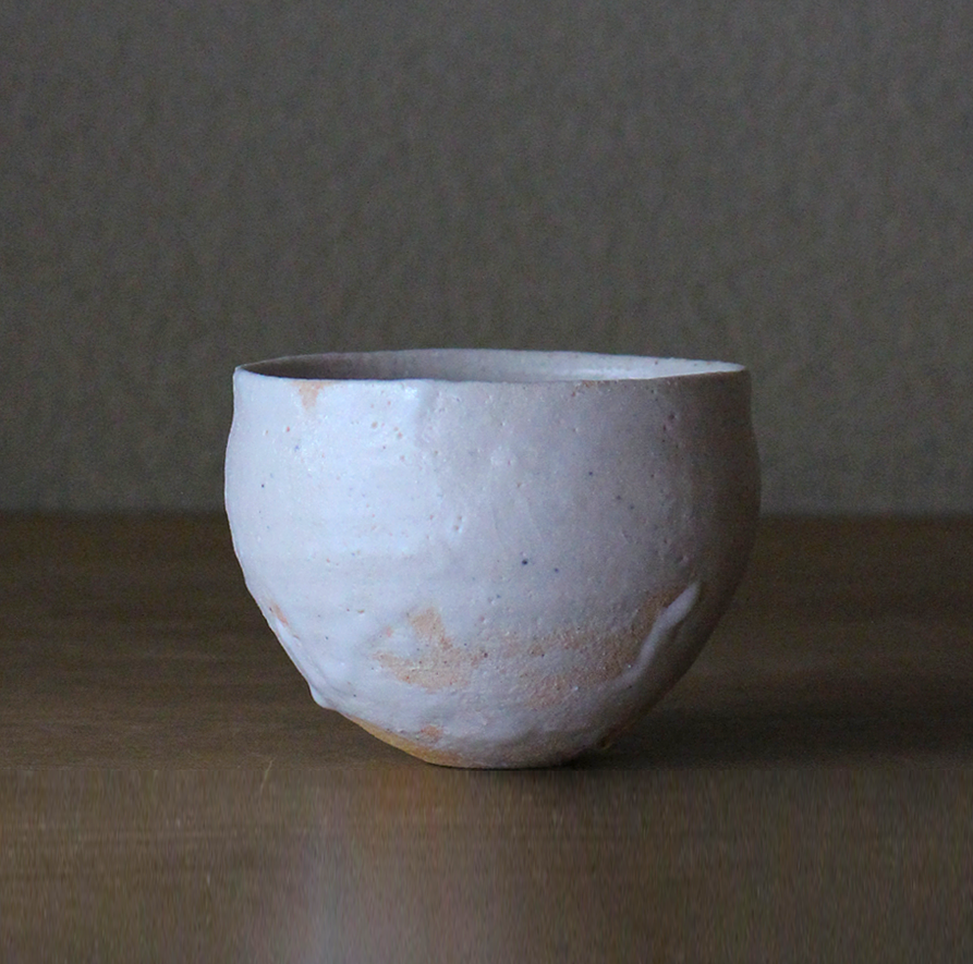 辻村史朗 志野旅茶盌｜Shiro Tsujimura, Travel tea bowl, Shino style