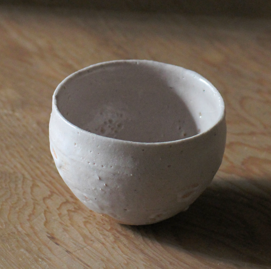 辻村史朗 志野旅茶盌｜Shiro Tsujimura, Travel tea bowl, Shino style
