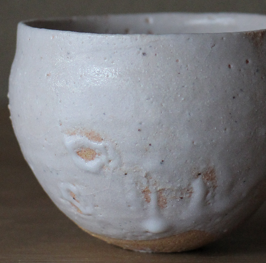 辻村史朗 志野旅茶盌｜Shiro Tsujimura, Travel tea bowl, Shino style