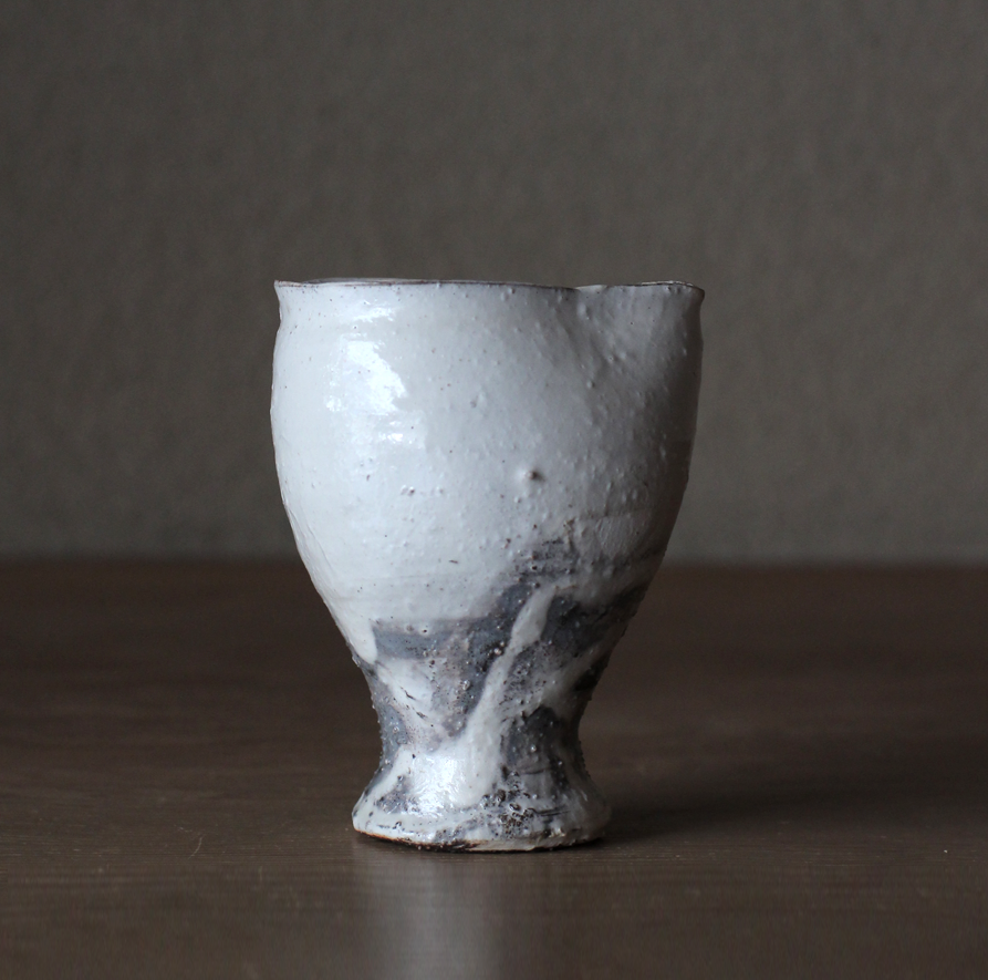 辻村史朗　粉吹片口（小）｜Shiro Tsujimura, Lipped bowl, Kofuki style