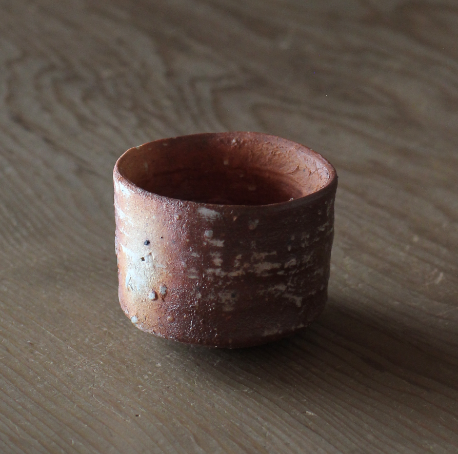 辻村史朗　信楽ぐい呑｜Shiro Tsujimura, Sake cup, Shigaraki style