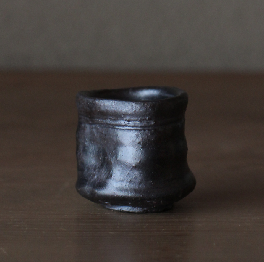 辻村史朗　黒ぐい呑｜Shiro Tsujimura, Black Sake cup