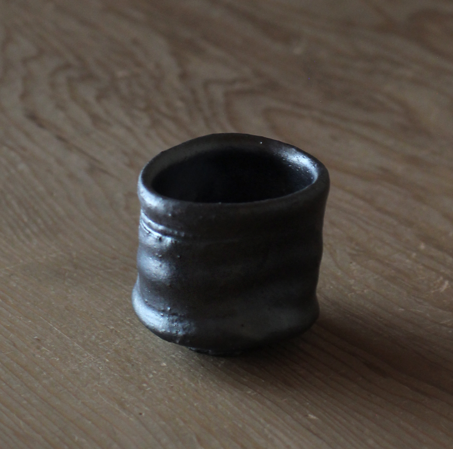 辻村史朗　黒ぐい呑｜Shiro Tsujimura, Black Sake cup