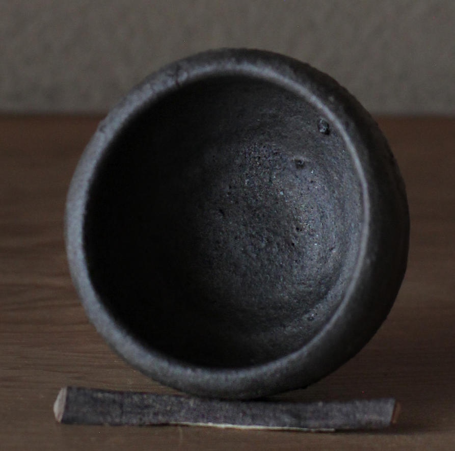 辻村史朗　黒茶盌（小）｜Shiro Tsujimura, Black tea bowl, small