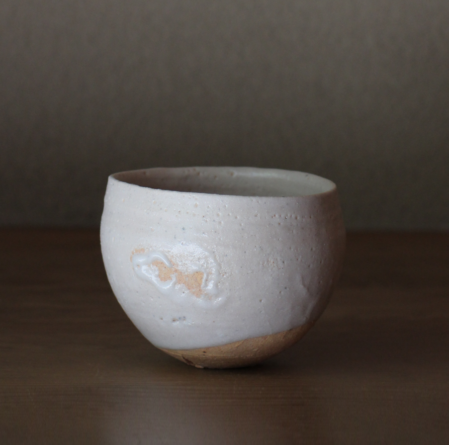 辻村史朗　	志野旅茶盌｜Shiro Tsujimura, Travel tea bowl, Shino style