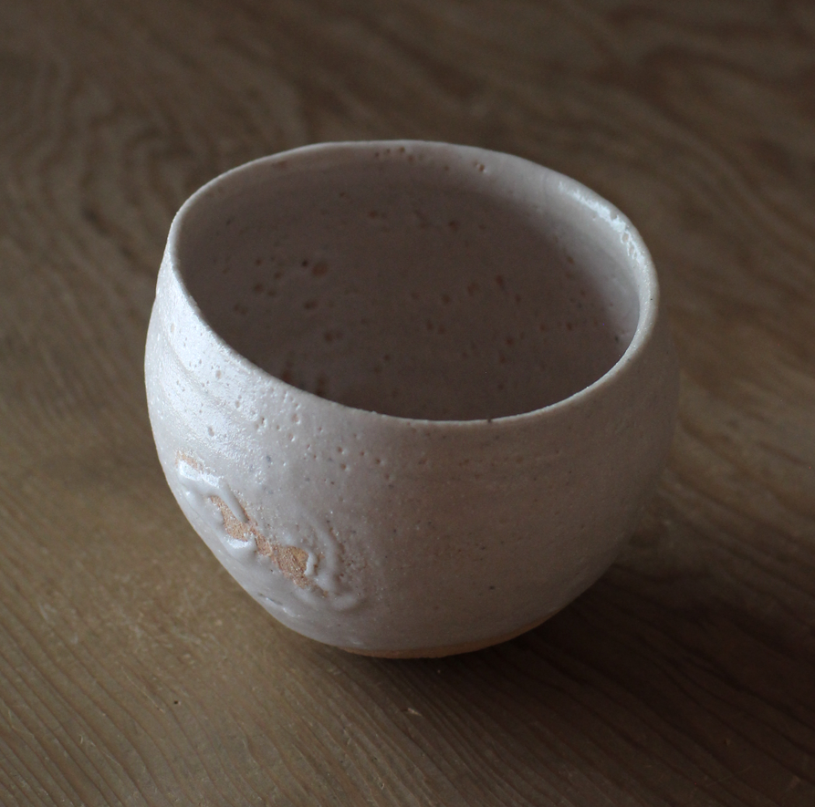 辻村史朗　	志野旅茶盌｜Shiro Tsujimura, Travel tea bowl, Shino style