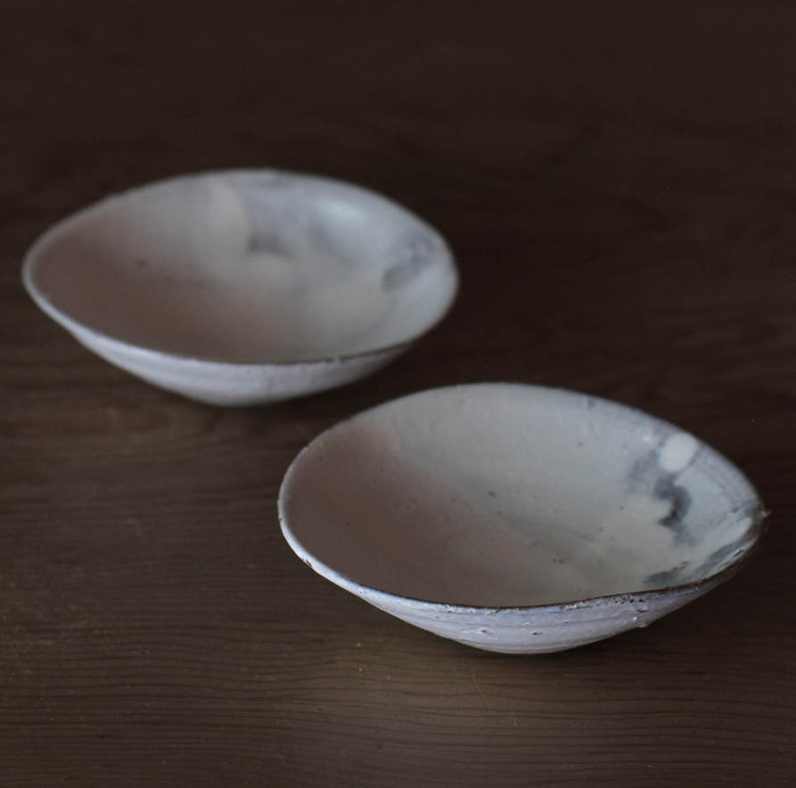 辻村史朗　粉吹銘々皿2客組｜Small bowl, Kofuki style (set of two)