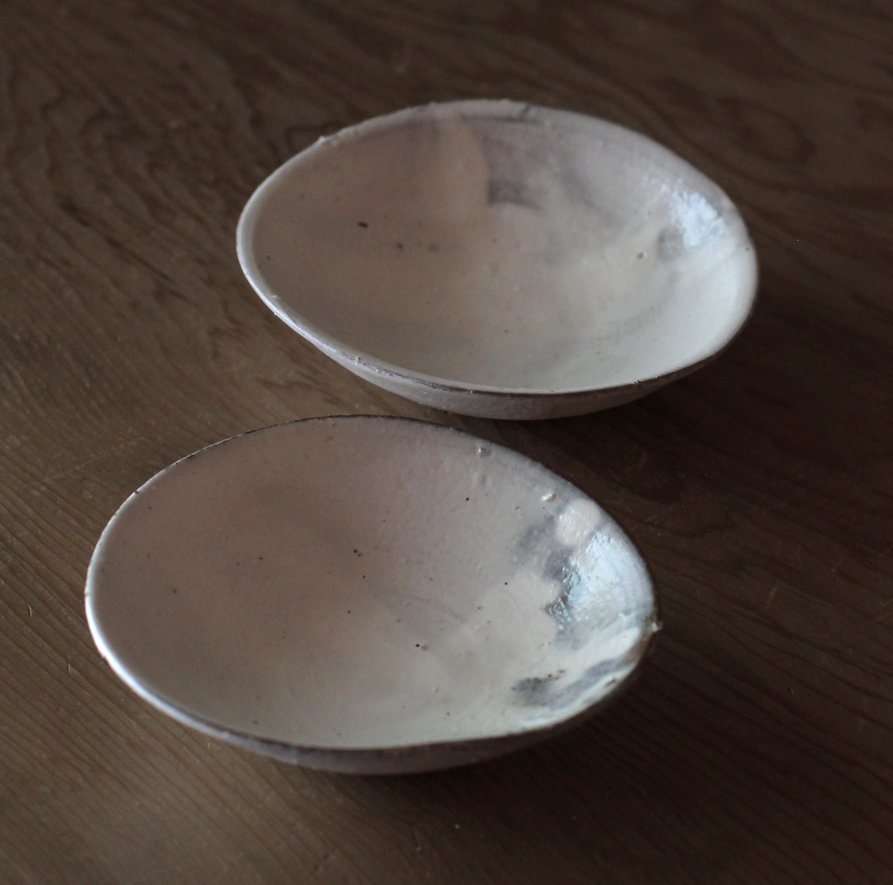 辻村史朗　粉吹銘々皿2客組｜Small bowl, Kofuki style (set of two)
