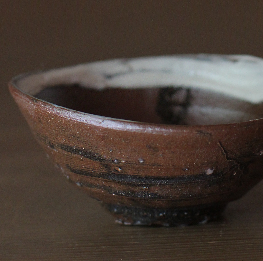 辻村史朗　刷毛目ぐい呑｜Shiro Tsujimura, Sake cup, Hakeme style