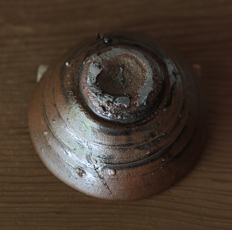 辻村史朗　刷毛目ぐい呑｜Shiro Tsujimura, Sake cup, Hakeme style