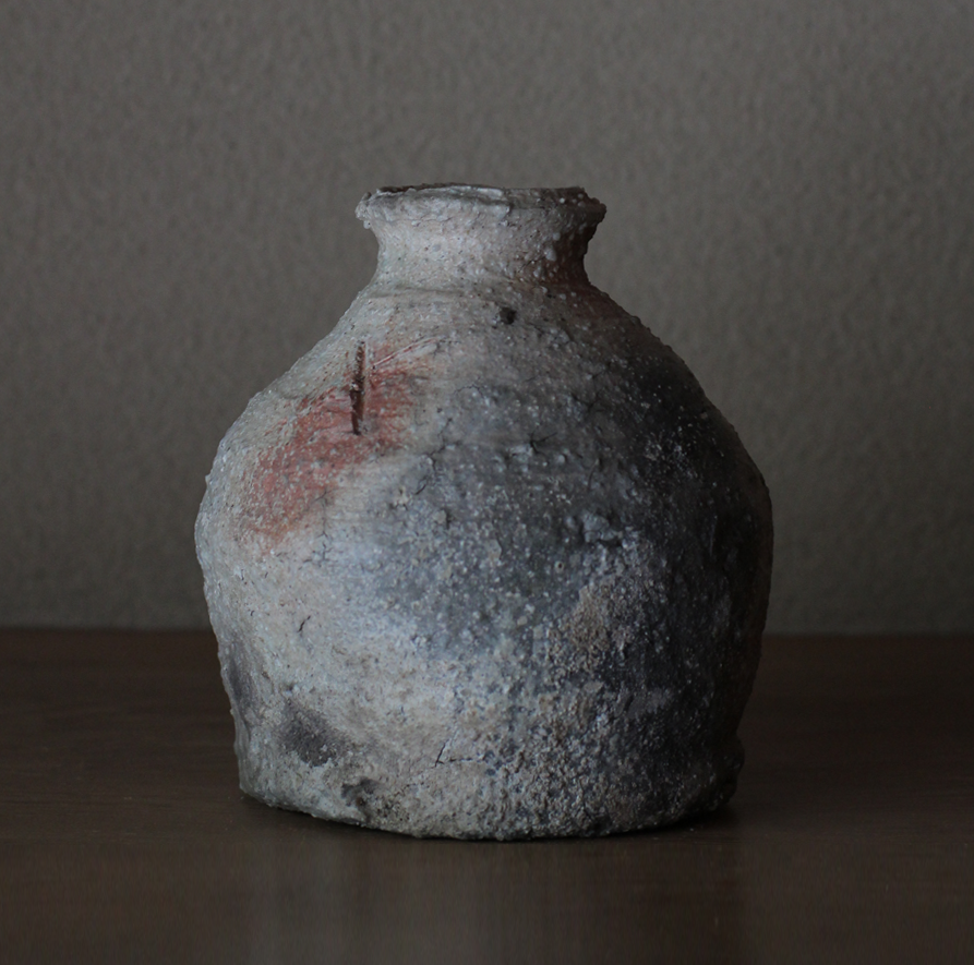 辻村史朗　伊賀蹲｜Shiro Tsujimura, Iga vase "Uzukumaru"