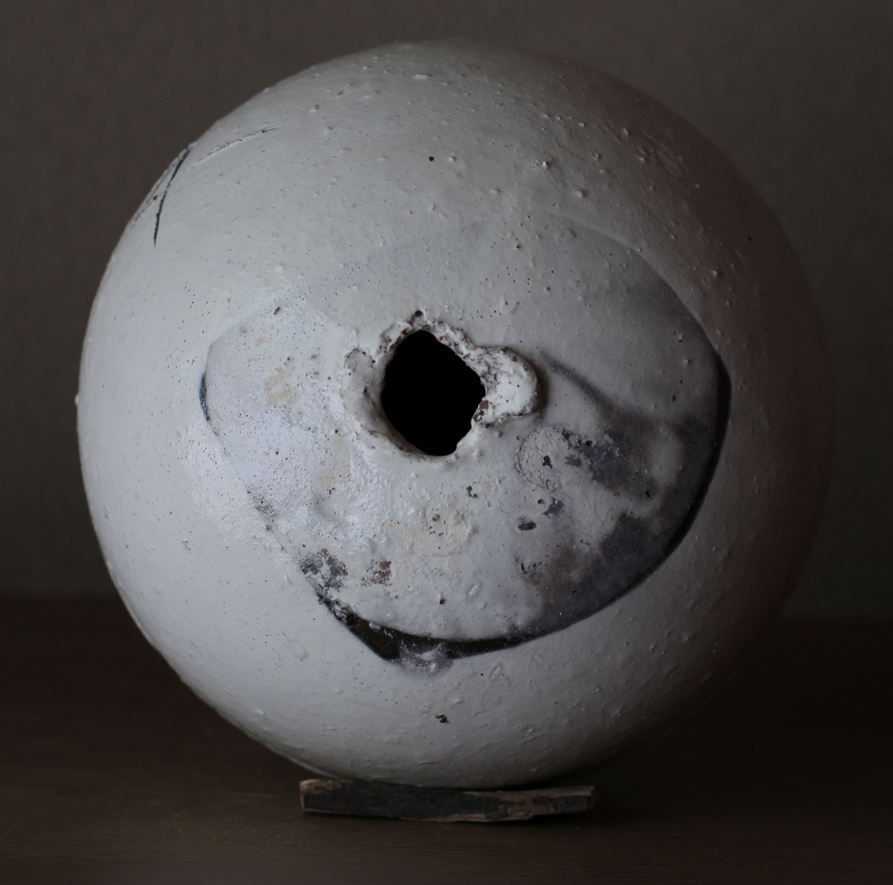 辻村史朗　粉吹丸壺｜Shiro Tsujimura, Round jar Kofuki style