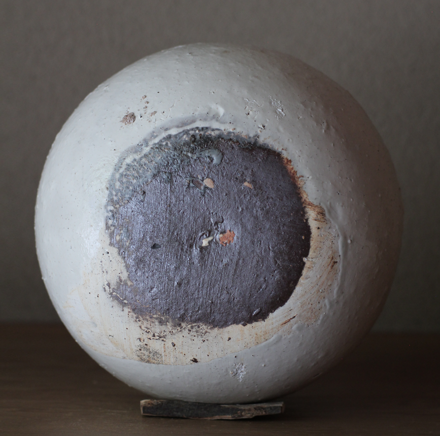 辻村史朗　粉吹丸壺｜Shiro Tsujimura, Round jar Kofuki style