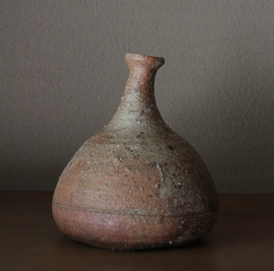 辻村史朗 伊賀鶴首花入｜Shiro Tsujimura, Iga vase