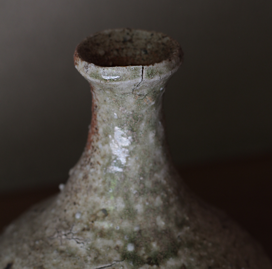 辻村史朗 伊賀鶴首花入｜Shiro Tsujimura, Iga vase