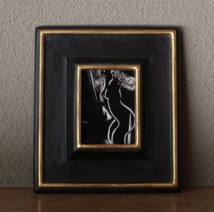 辻村史朗 ガラス絵「裸婦」｜Shiro Tsujimura, Glass painting "Nude"