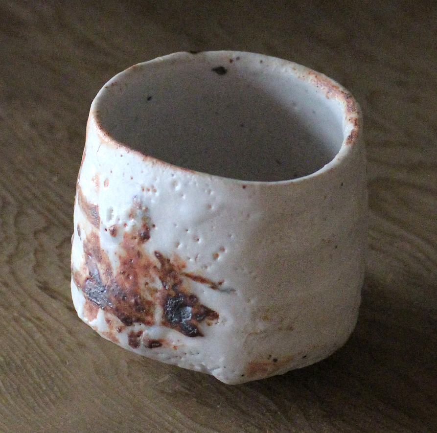 辻村史朗　志野茶盌｜Shiro Tsujimura, Tea bowl, Shino style