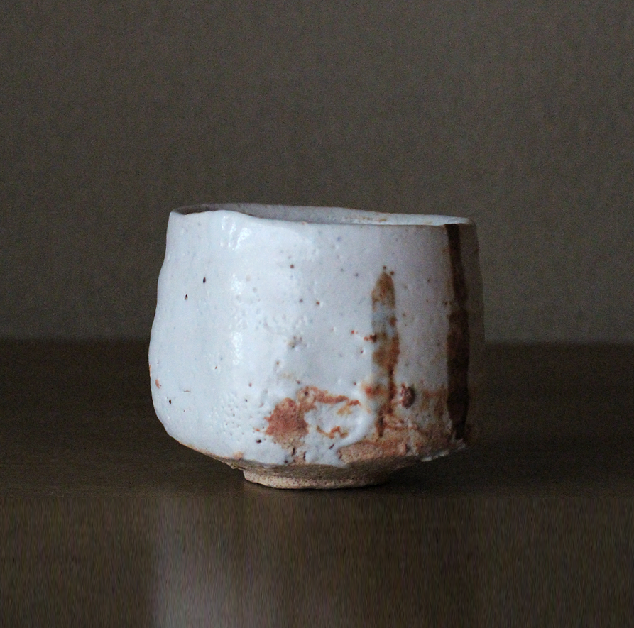 辻村史朗　志野茶盌｜Shiro Tsujimura, Tea bowl, Shino style