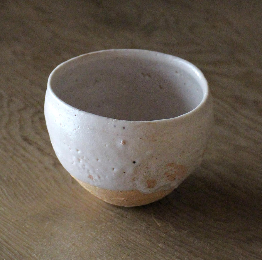 辻村史朗　志野旅茶盌｜Shiro Tsujimura, Travel tea bowl, Shino style