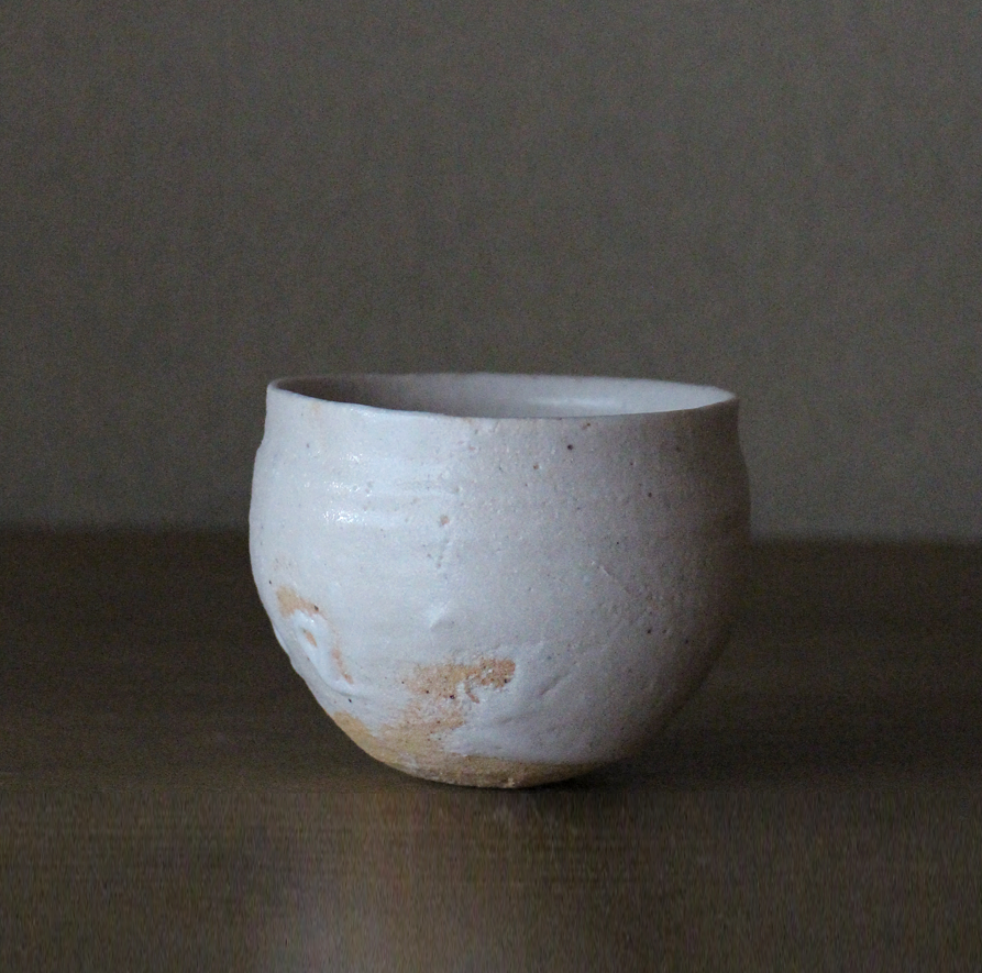 辻村史朗　志野旅茶盌｜Shiro Tsujimura, Travel tea bowl, Shino style