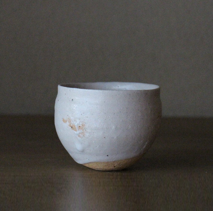辻村史朗　志野旅茶盌｜Shiro Tsujimura, Travel tea bowl, Shino style