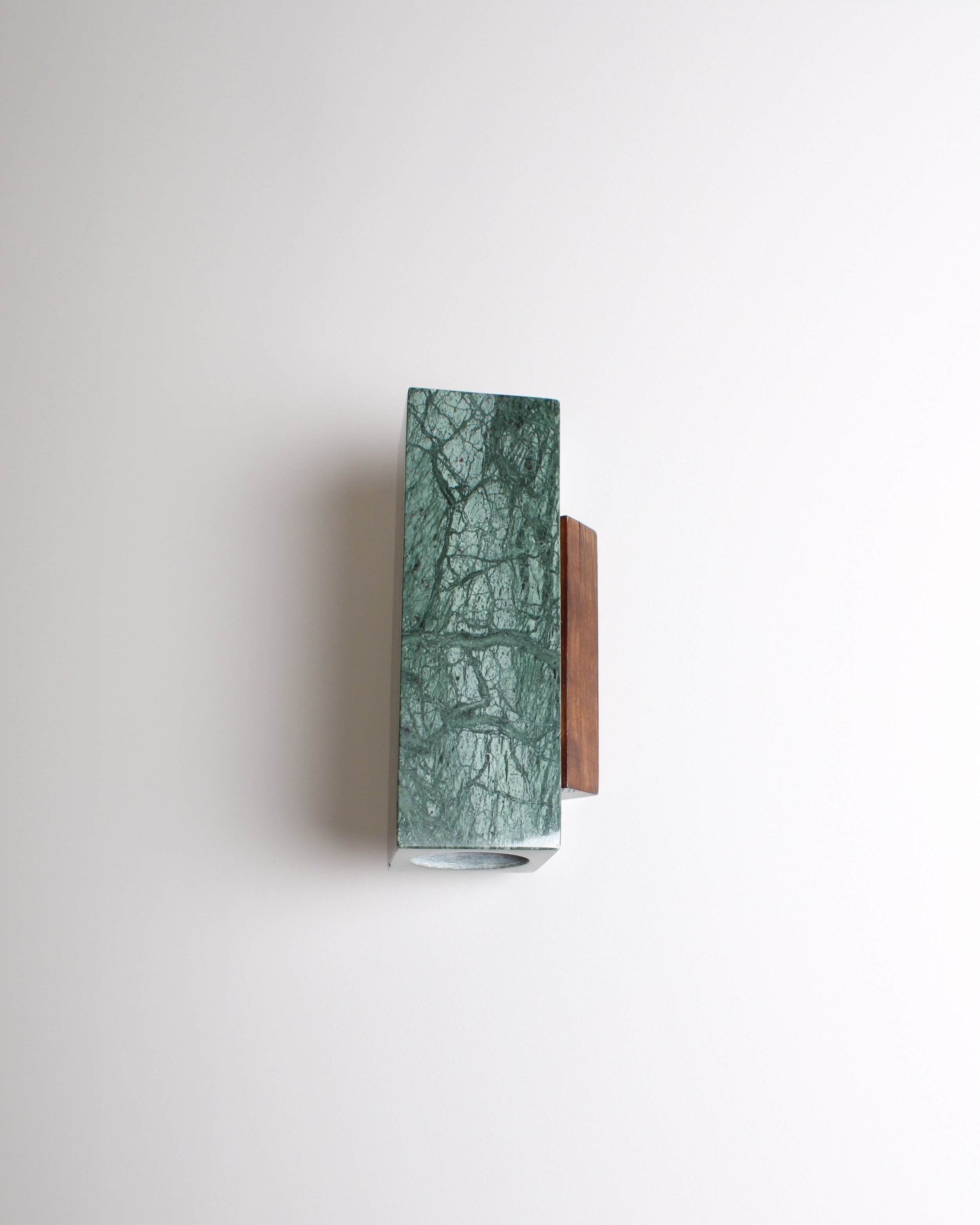 KALI lampe mur applique en marbre et bois design