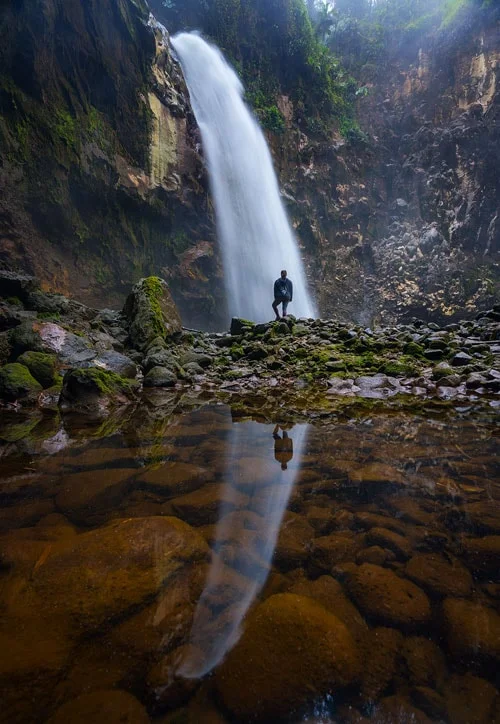 The Rio Agrio waterfall is a true hidden gem that does not see big crowds
