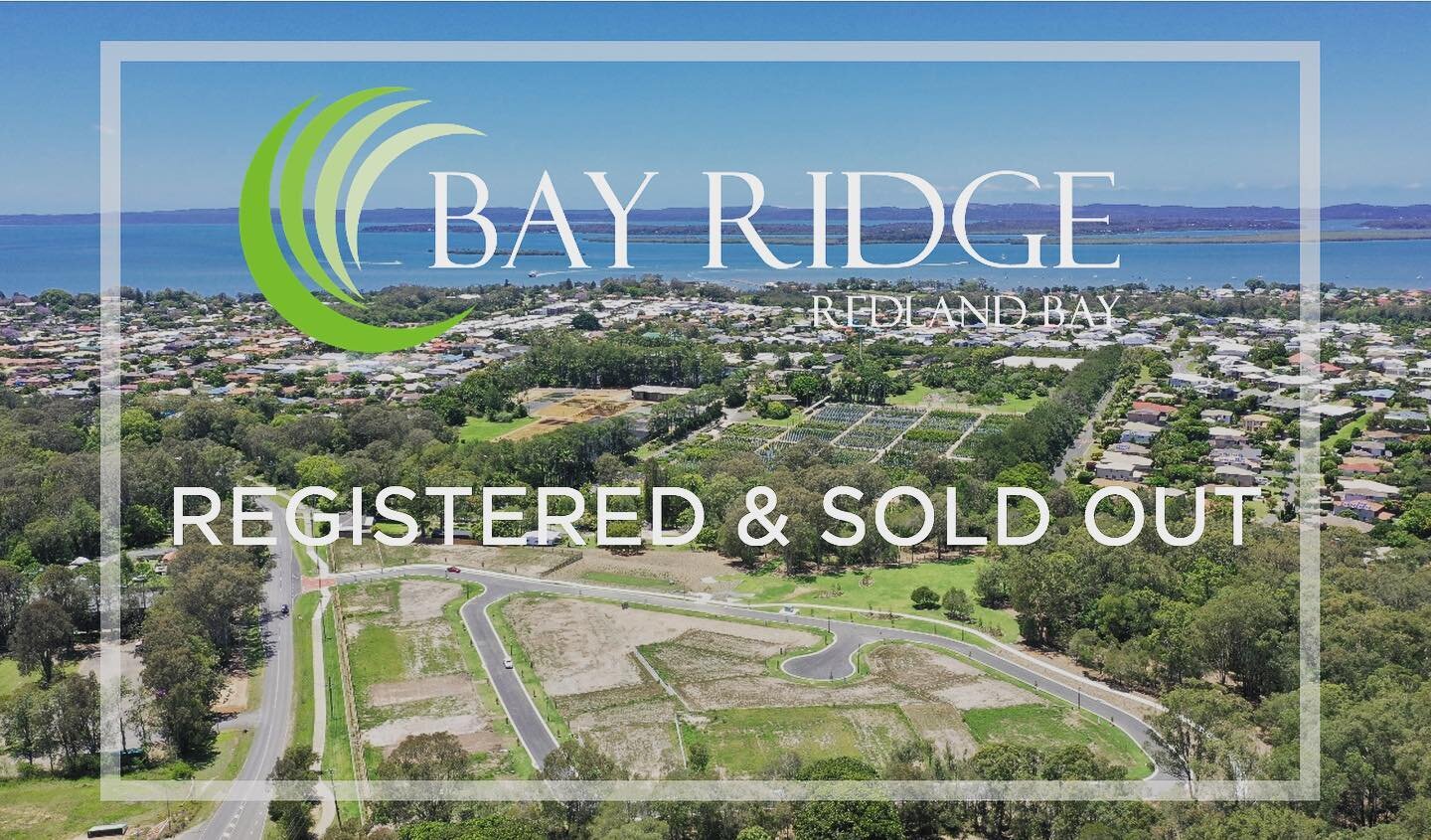 We are pleased to announce that not only is Bay Ridge Redland Bay registered, but it is also 100% sold out! 🏡⁣
⁣
We commenced construction of Bay Ridge at the end of 2019, and even with all that 2020 has thrown at us, we are incredibly pleased with 