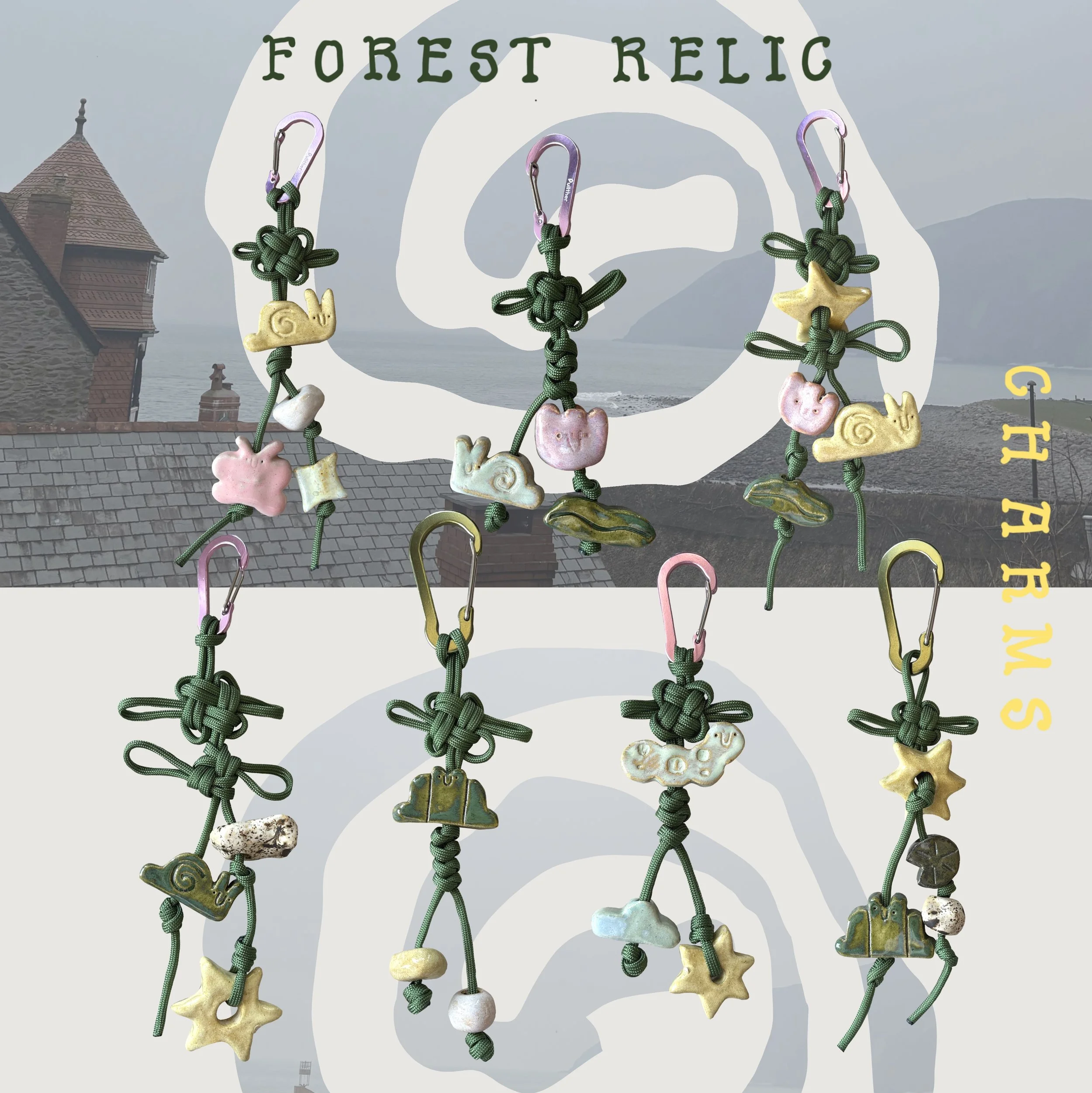 Forest Relic - Ceramic Charms