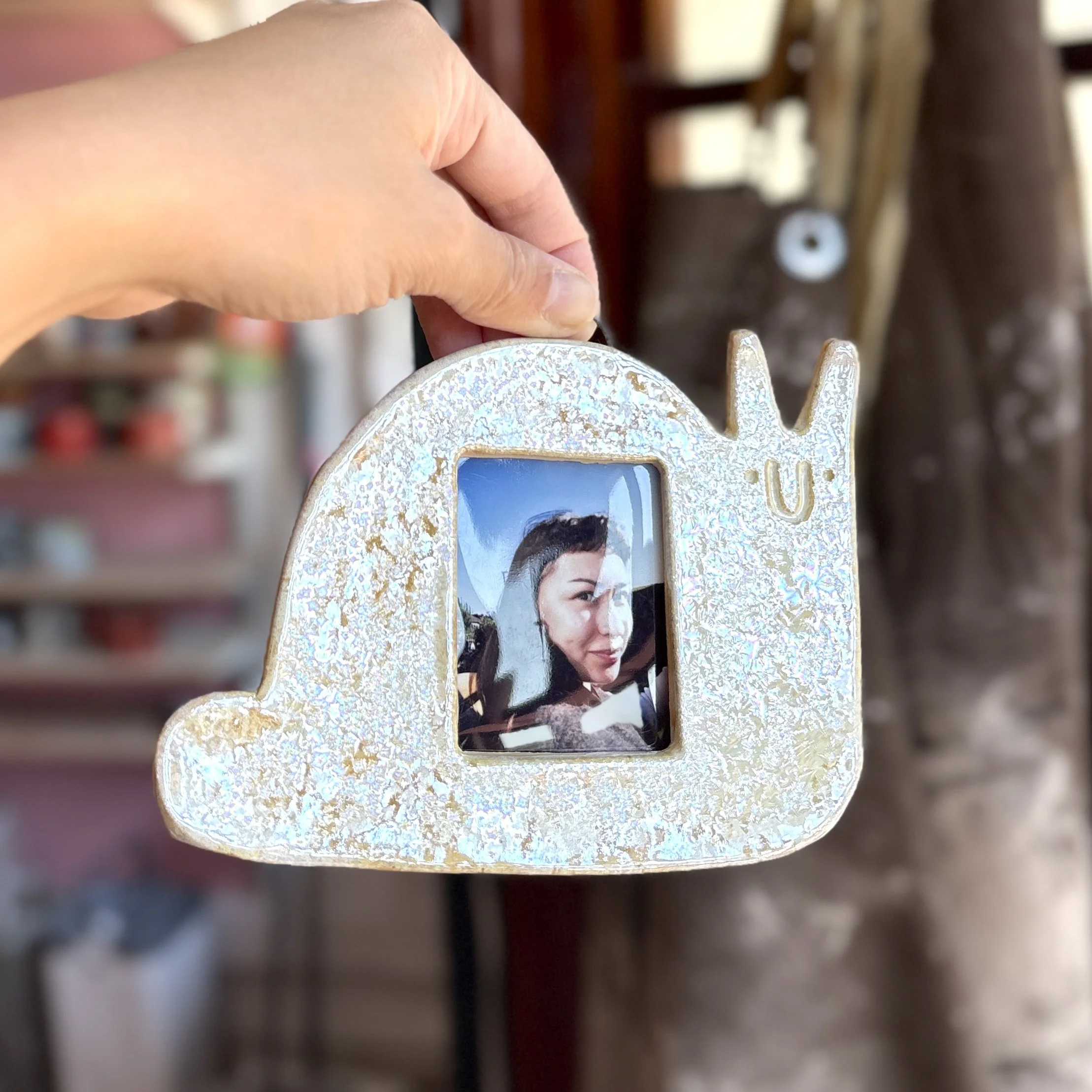 Sun Catcher Snail - Ceramic Instax Frame