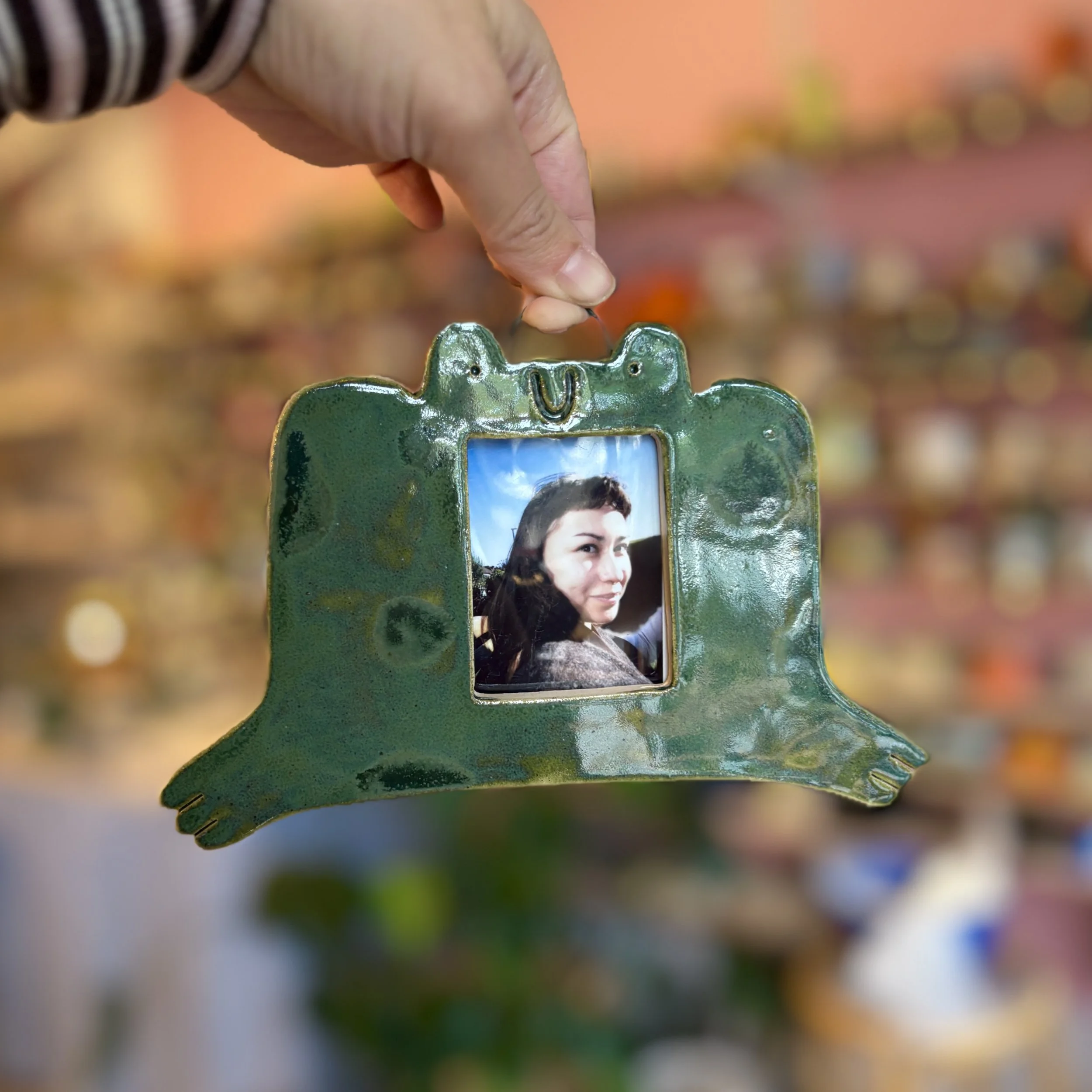 Forest Frog - Ceramic Instax Frame