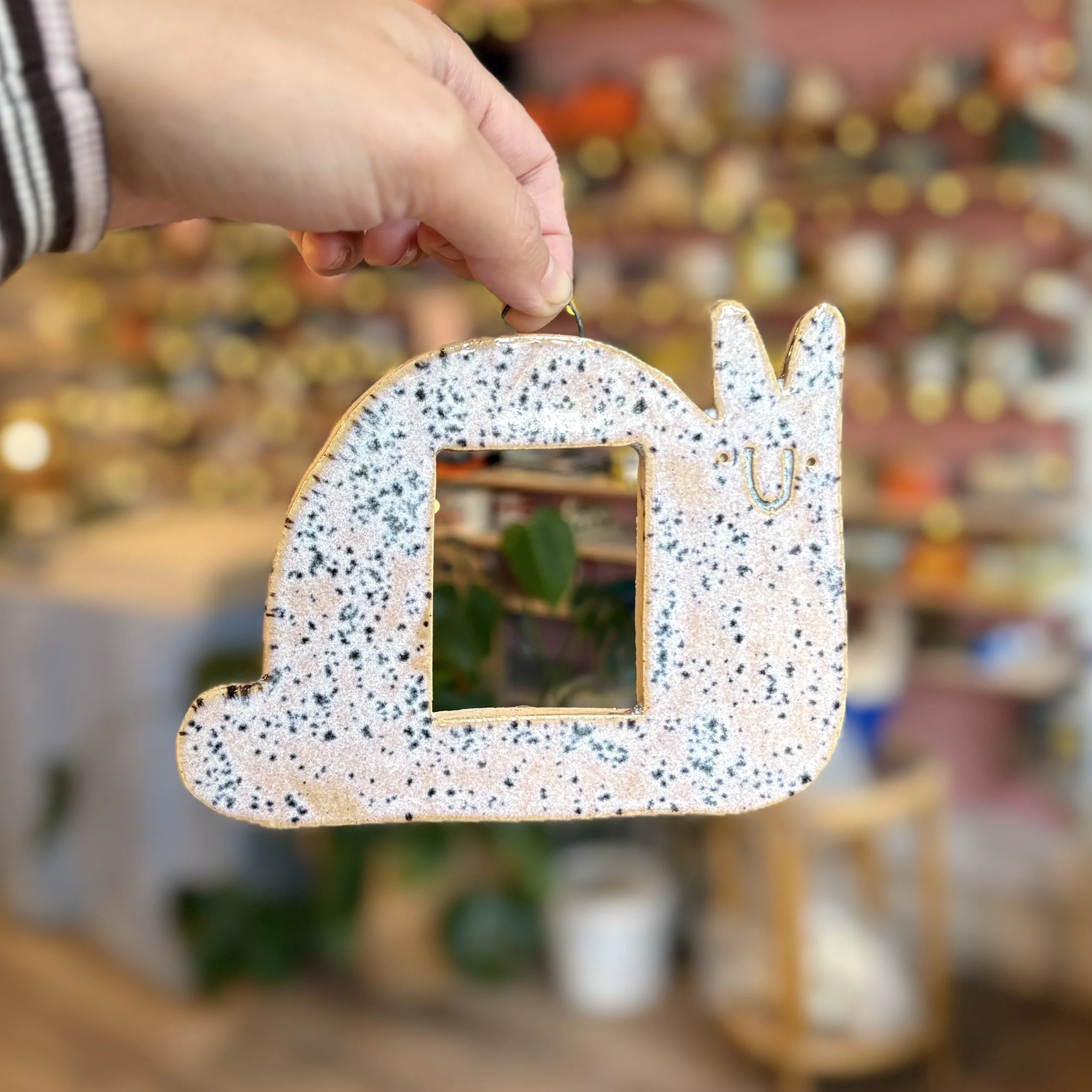 Speckled Sea Snail - Ceramic Instax Frame
