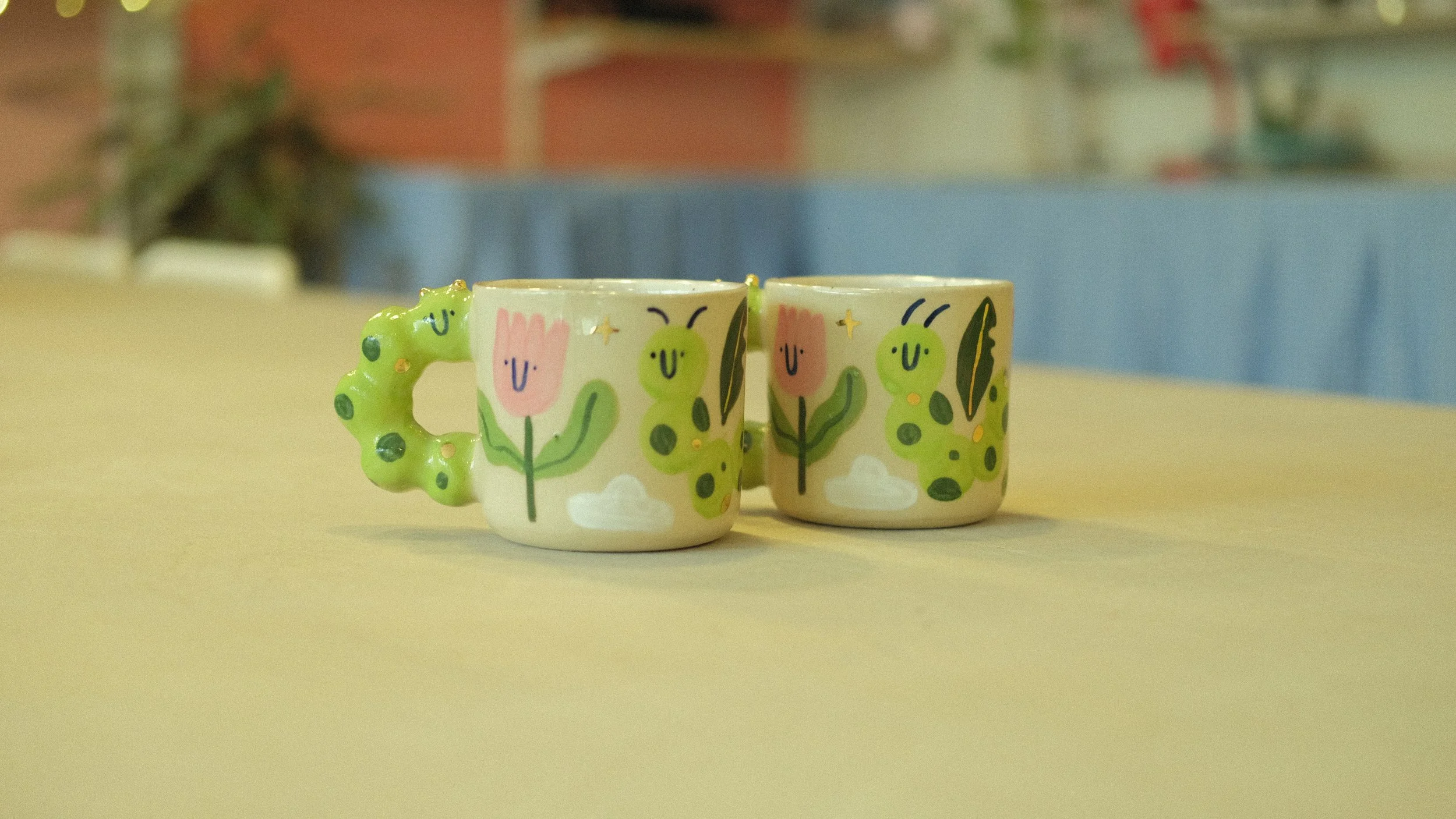 Caterpillar Ceramic Mug