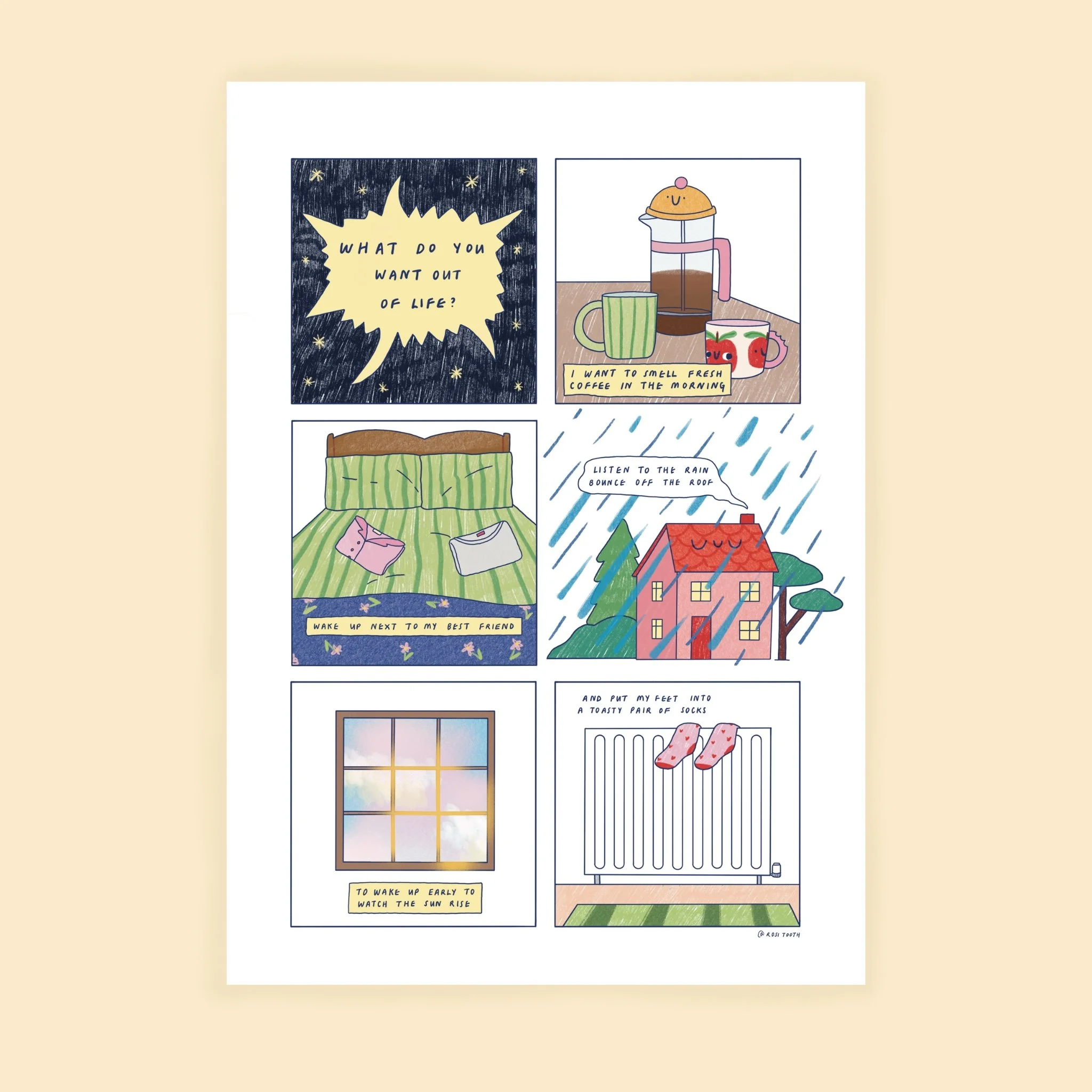 What I Want Out Of Life - Print