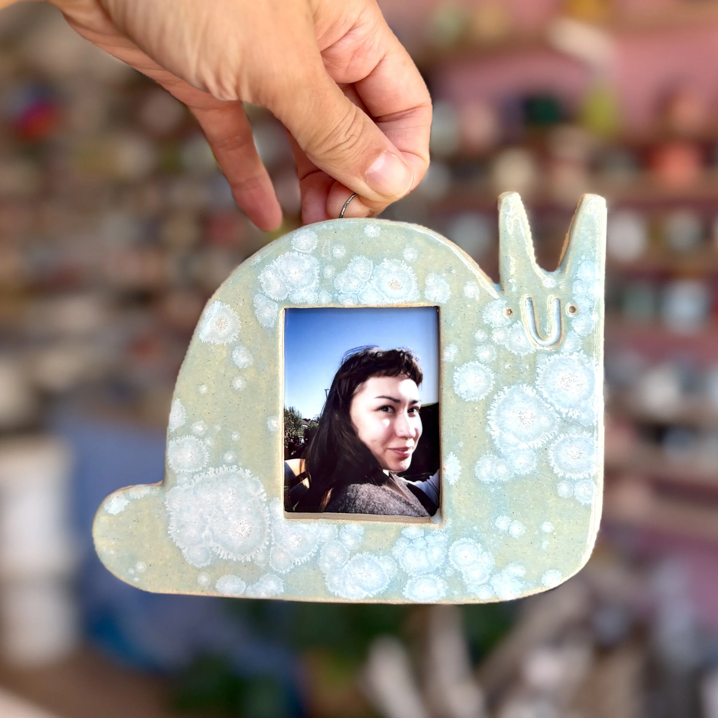 Sky Snail - Ceramic Instax Frame
