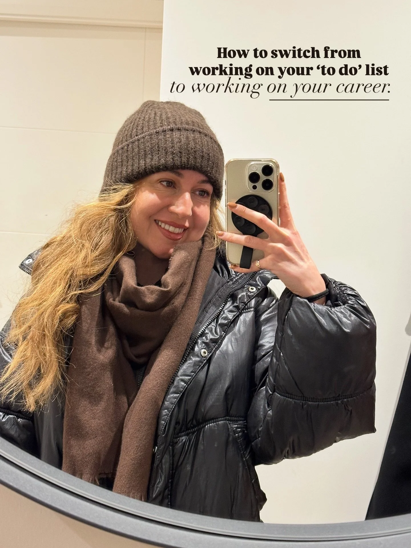 I said what I said (about the second one). 

Your &lsquo;to do&rsquo; list is killing your career, there&rsquo;s no two ways about it. I see it all the time.

💬If you&rsquo;d like to learn more ways you can actively work on your career, rather than 