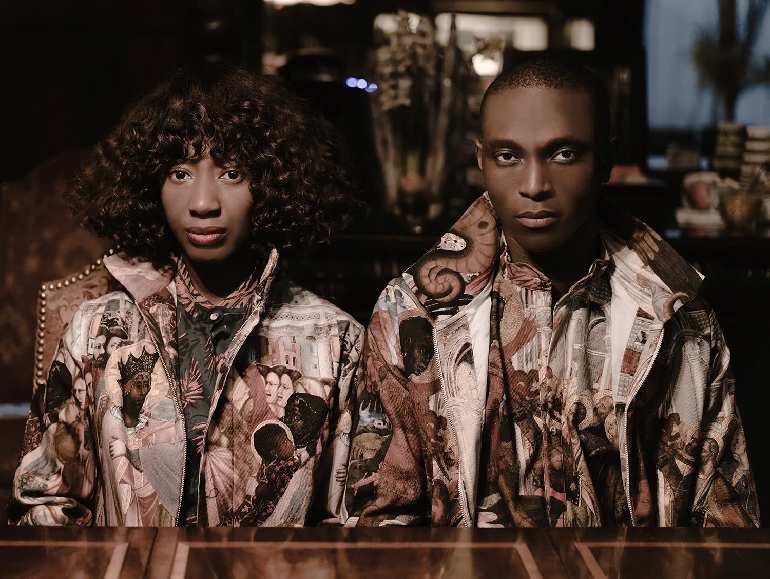 experience “ LOOK AT GOD ” a collection by Ikiré Jones .