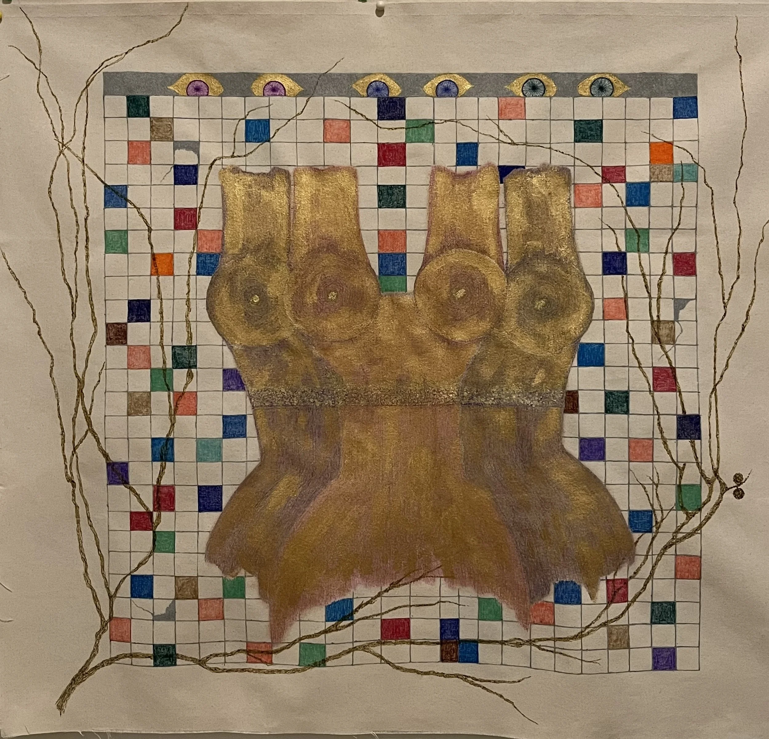  Drawing on canvas No. 5 