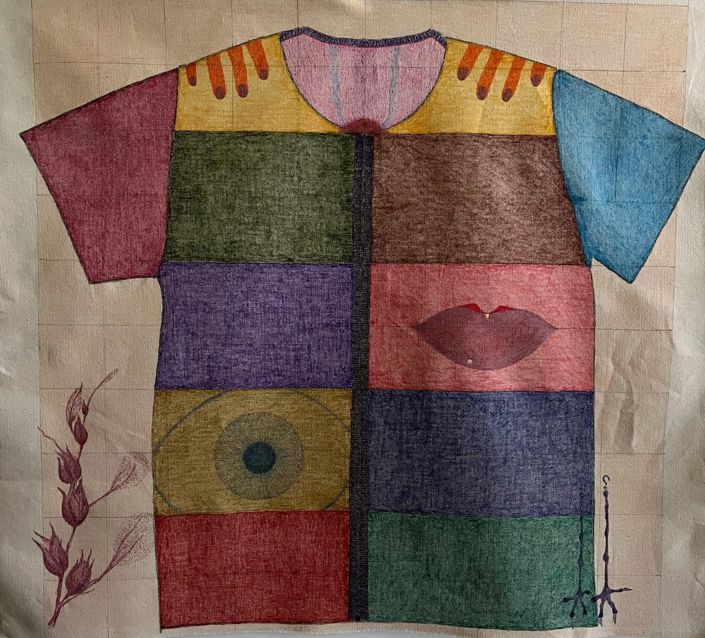  Drawing on canvas No. 6 