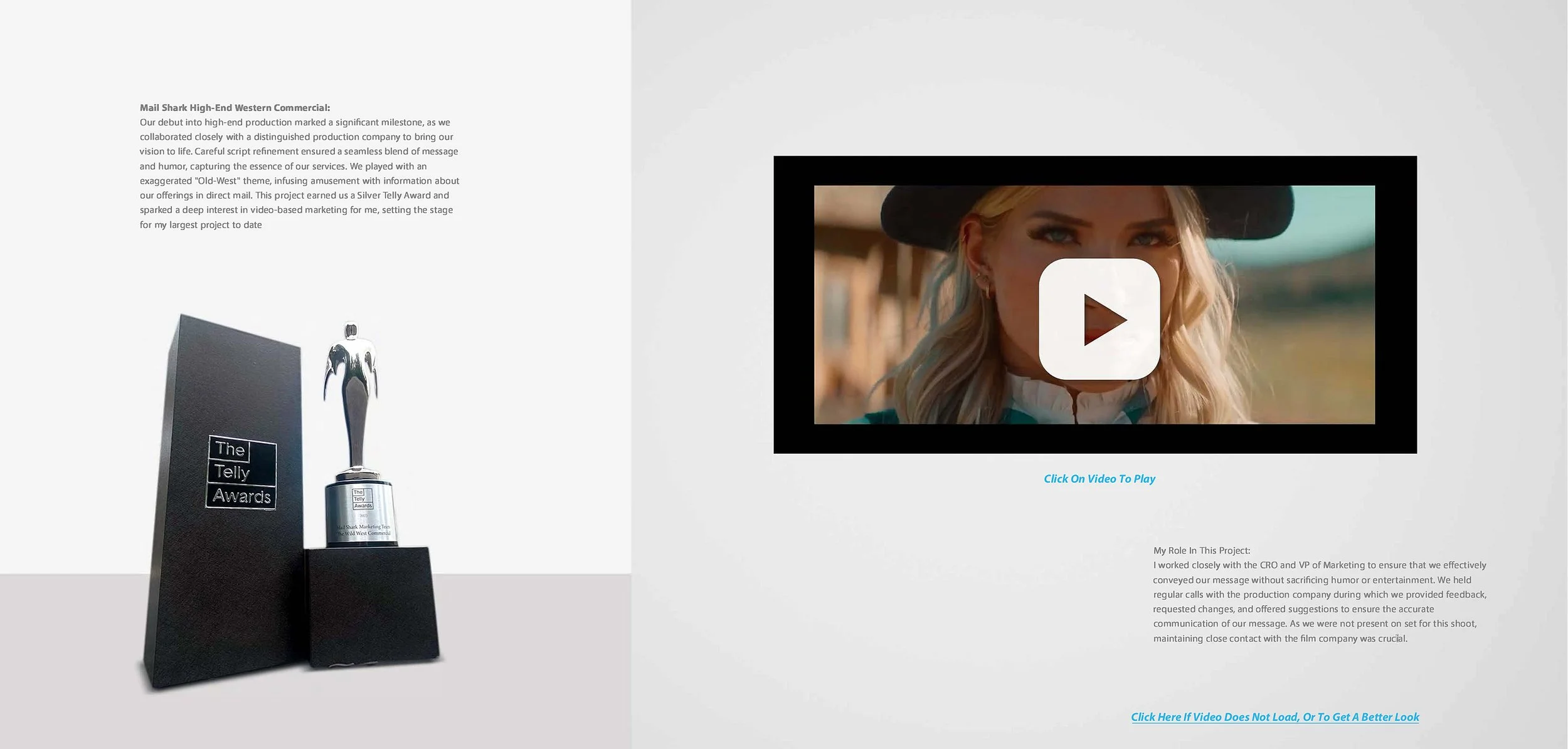     Watch Our Award Winning Commercial Here    